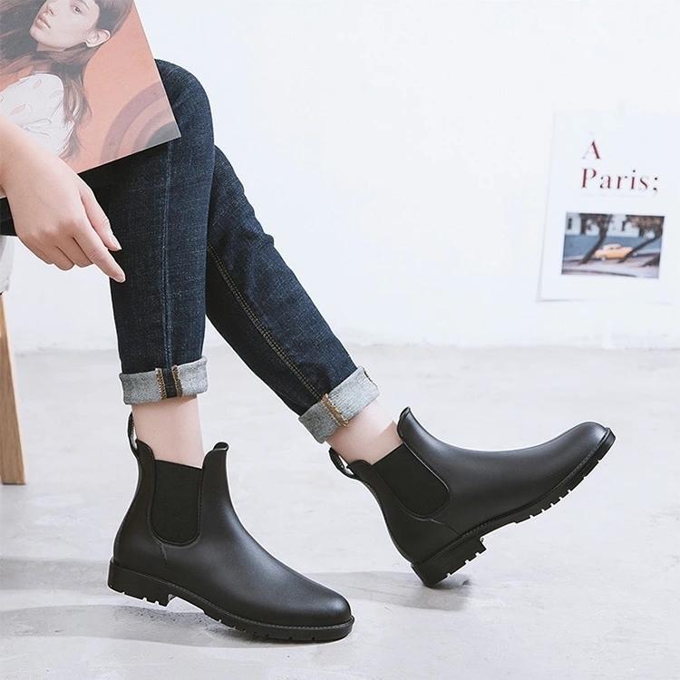 レインブーツ レディース ショート サイドゴアブーツ ラバー ショートブーツ レインシューズ 雨靴 長靴 おしゃれ きれいめ 軽量 S B0019 Joystyle 通販 Yahoo ショッピング