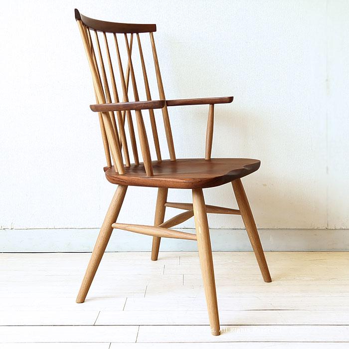 飛騨産業/NM236A、NM237A ダイニングチェア ウィンザーチェア 肘付き