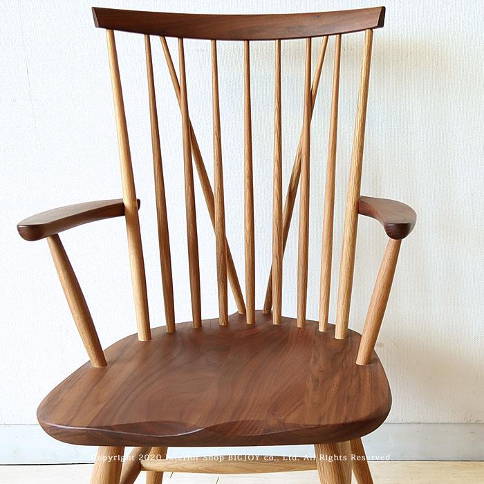 飛騨産業/NM236A、NM237A ダイニングチェア ウィンザーチェア 肘付き