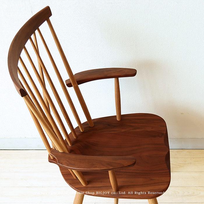 飛騨産業/NM236A、NM237A ダイニングチェア ウィンザーチェア 肘付き