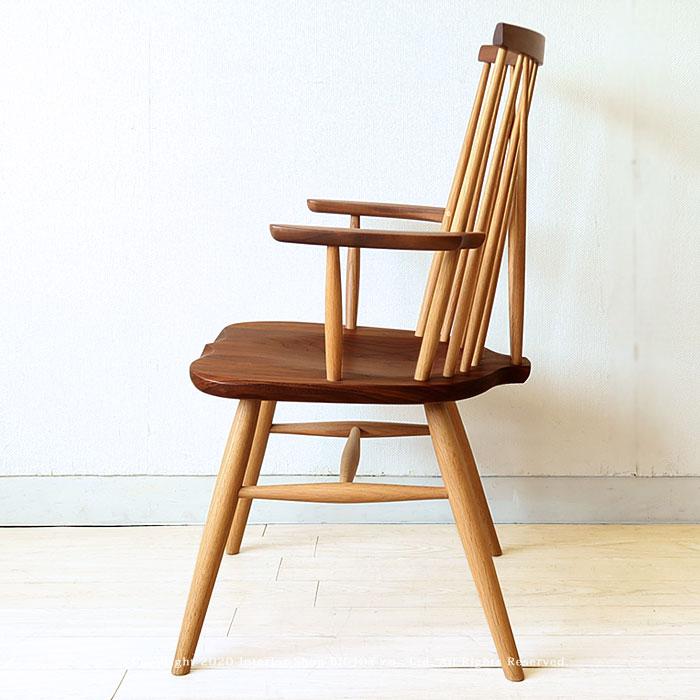 飛騨産業/NM236A、NM237A ダイニングチェア ウィンザーチェア 肘付き