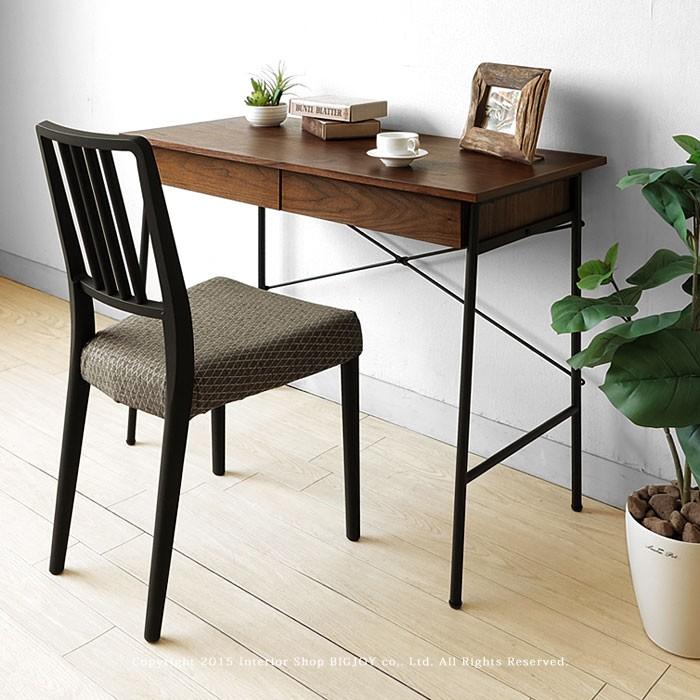 学習机 勉強机 パソコンデスク アンティーク調 ブラック