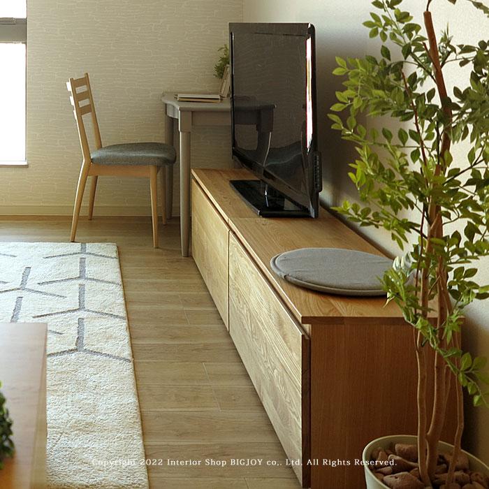 ドロワーベンチ ベンチチェア 2台セット 収納ベンチ タモ材 タモ無垢材