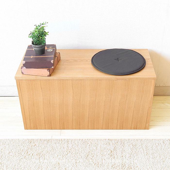 タモ無垢材を使用したコンパクトなベンチ新品 ドロワーベンチ ベンチチェア 収納ベンチ タモ材 タモ無垢材