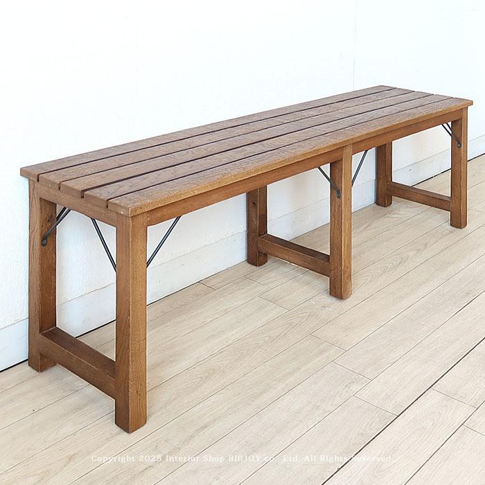 【配送業者使用/新品】アンティークベンチ 約140cm 引き出し付き 配送業者使用/新品】アンティークベンチ 約140cm 引き出し付き