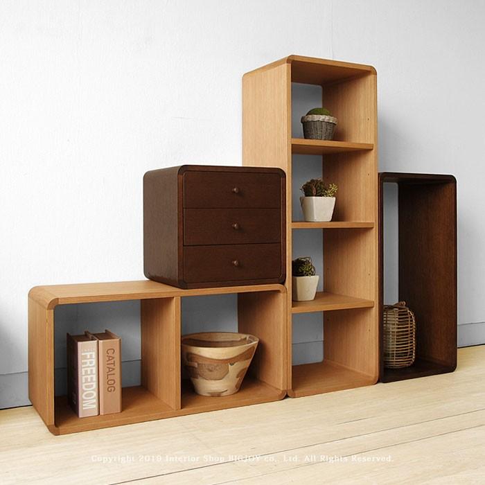 収納ブロック オープンシェルフ オープンラック 飾り棚 B C D F4点セット ナラ材 ブロックを積み重ねるように組み合わせ 9 Put Set B Joystyle Interior 通販 Yahoo ショッピング