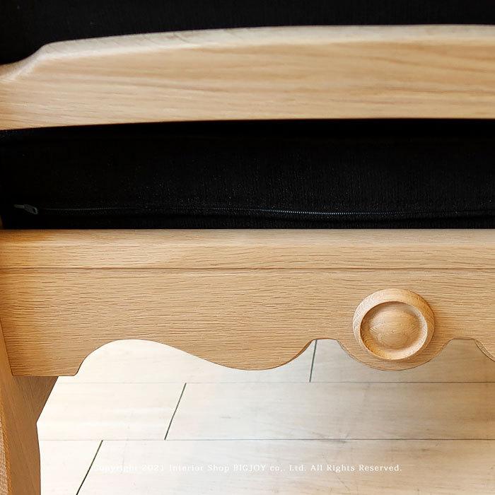 飛騨産業/No.6A ラウンジチェア リビングチェア 1人掛け 1Pソファ カフェ家具 受注生産 アンティーク調 ホワイトオーク材 ボタン締めクッション |  | 07