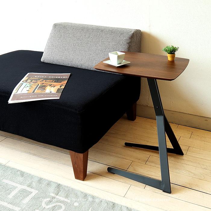 サイドテーブル コーヒーテーブル ソファ前に置きやすいコの字デザイン