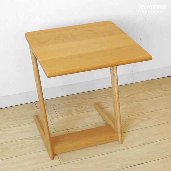 まお　アウロサイドテーブル　オーク材 no.2 サイドテーブル オーク材 幅60cm ワイド 木製 無垢材 ナイト