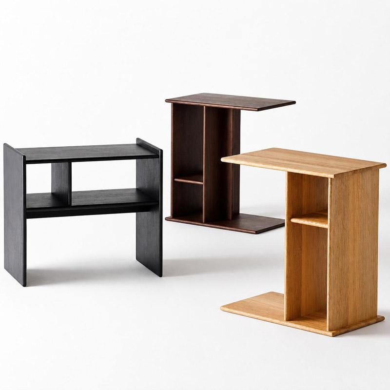 日進木工 WOK-1729-O トイ 2WAY TABLE サイドテーブル ローテーブル 