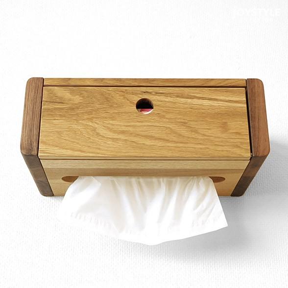 ティッシュボックス ティッシュケース ウォールナット材 オーク無垢材