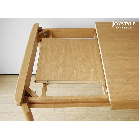 【まとめ売り】 ダイニングテーブル 国産 北海道産ミズナラ材 伸長式 幅90cmから幅130cmになるエクステンションテーブル SLOW-90（※チェア別売） 【C1855973704】(65824円)