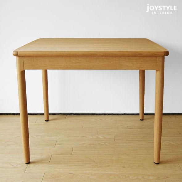 【まとめ売り】 ダイニングテーブル 国産 北海道産ミズナラ材 伸長式 幅90cmから幅130cmになるエクステンションテーブル SLOW-90（※チェア別売） 【C1855973704】(65824円)