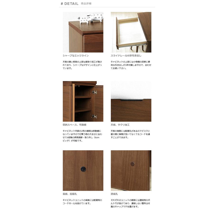 キャビネット ユニット家具 開梱設置配送 幅60cm ウォールナット材