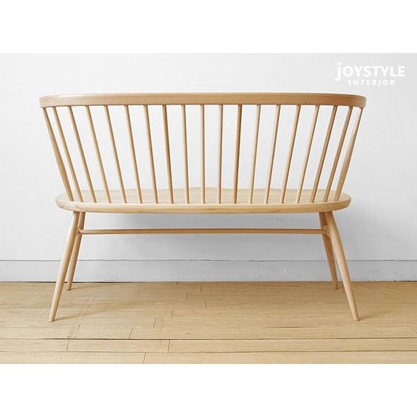 【ercol/アーコール】7450ラブシート 英国家具 輸入家具 ベンチチェア イギリス ダイニングベンチチェア 7450 love seatの画像