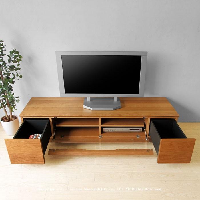 テレビ台 ローボード ブラックチェリー材 受注生産商品 ブラック
