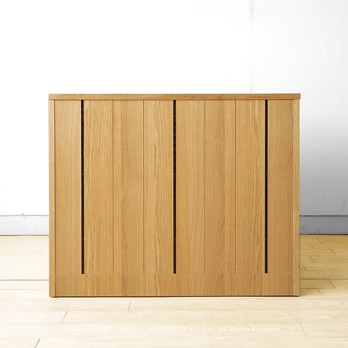 アウトレット展示品処分 幅86cm リバーシブル収納 キャビネット