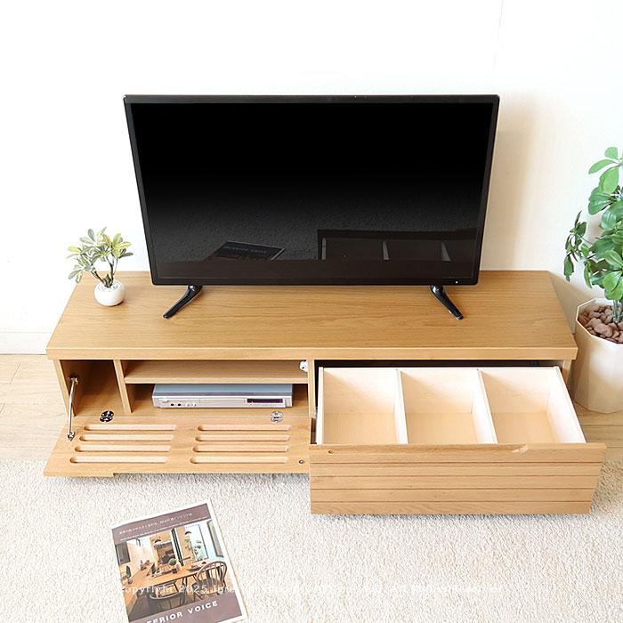 【値下げ中】サンコウ日本製木製テレビ台 引き出し付き（11／16処分予定） 岡家具工業 アウトレット撮影品処分 在庫処分 スリットa テレビ台