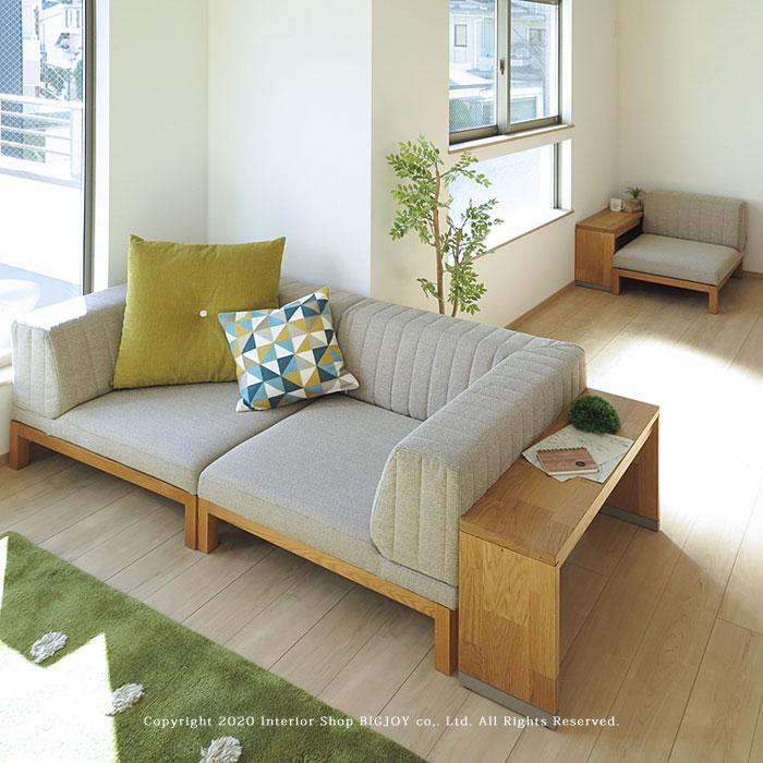 2人掛けソファ 2Pソファ 右コーナーと左コーナーのセット 1シート毎に