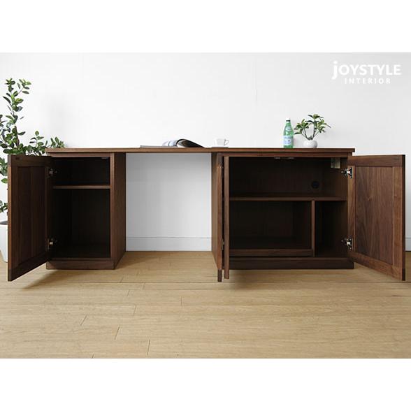 FEC26 橋詰家具 ベリーニ ウォールナット無垢 片袖デスク コンソールデスク アウトレット展示品処分 橋詰家具 ベリーニ ユニットデスク パソコン