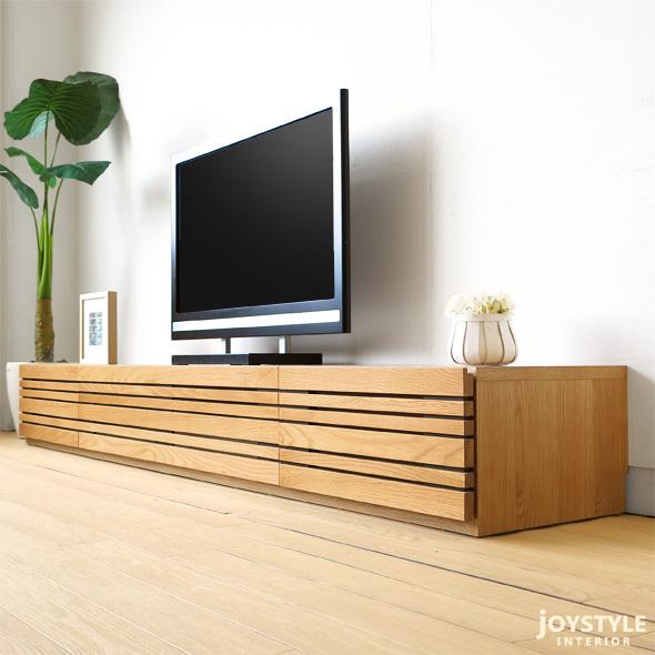 テレビ台 テレビボード 開梱設置配送 幅240cm ホワイトオーク材 テレビ台 テレビボード 開梱設置配送 幅240cm ホワイトオーク材