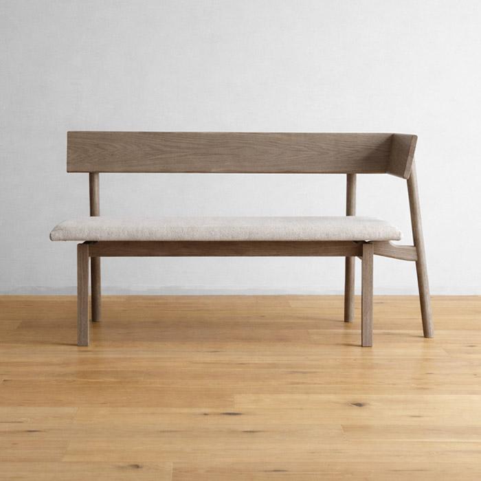 ダイニングソファ ダイニングコーナーソファ 右コーナー 左コーナー 幅120cm 125cm 130cm 135cm 受注生産商品 開梱設置配送 オーク材 無垢材 ブラック グレー