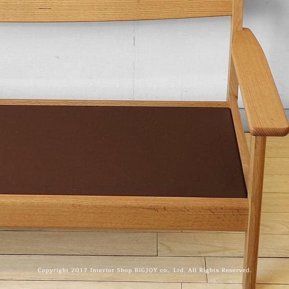 2.5Pソファ】飛騨産業/chigusa 受注生産商品 レッドオーク材 天然木