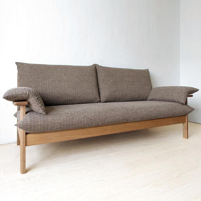3Pソファ】飛騨産業/chigusa 受注生産商品 国産ソファ 木製ソファ 3人