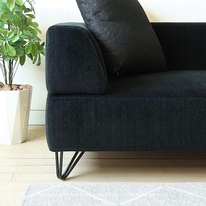 3Pカウチソファ】3人掛けソファ 3Pカウチソファ 片肘 右肘ソファ 左肘