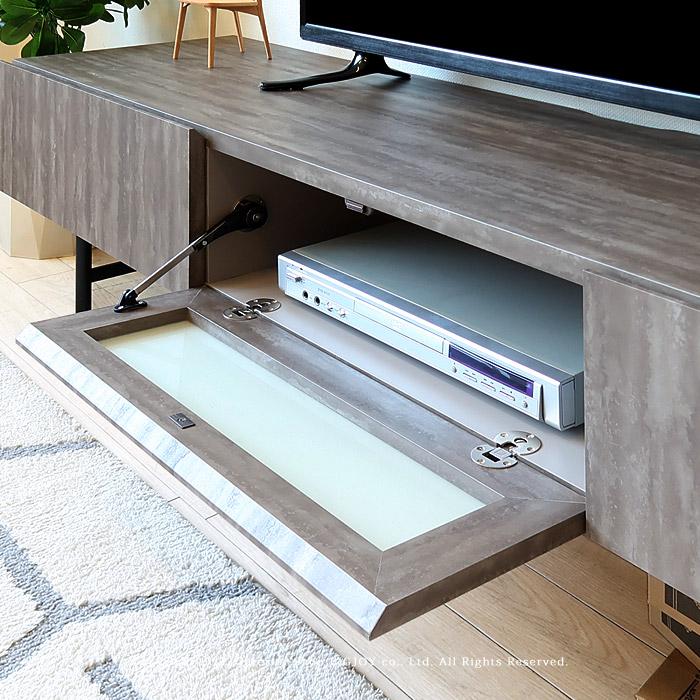 W180/ダークグレー欠品中】テレビ台 テレビボード 幅180cm 150cm 石目