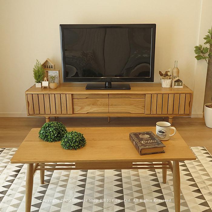 テレビ台 テレビボード 開梱設置配送 ナラ材 ナラ無垢材 引き戸 幅