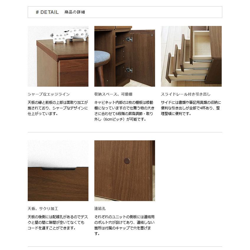木製ワークデスク 150cm 引き出し付き デスク 書斎机 パソコンデスク 引き出し付きデスク 収納デスク 開梱