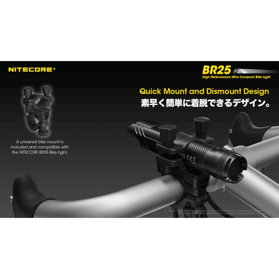 Nitecore BR25 フラッシュライト　携帯充電器付き NITECORE (ナイトコア) R25 充電式 LEDライト 専用チャージャー