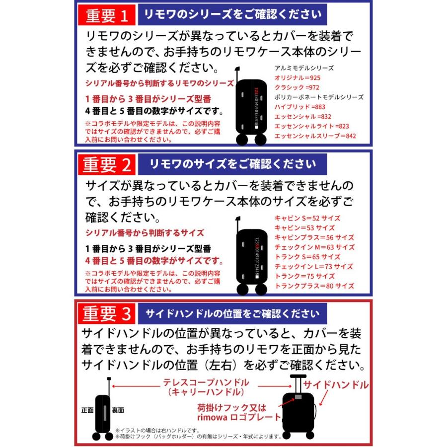 新規購入 リモワ Rimowa クラシックフライト クラシック用スーツケースカバー マルチホイール 4輪 専用透明ビニール製レインカバー サイドハンドル右用 公式の Kwsrbd Com