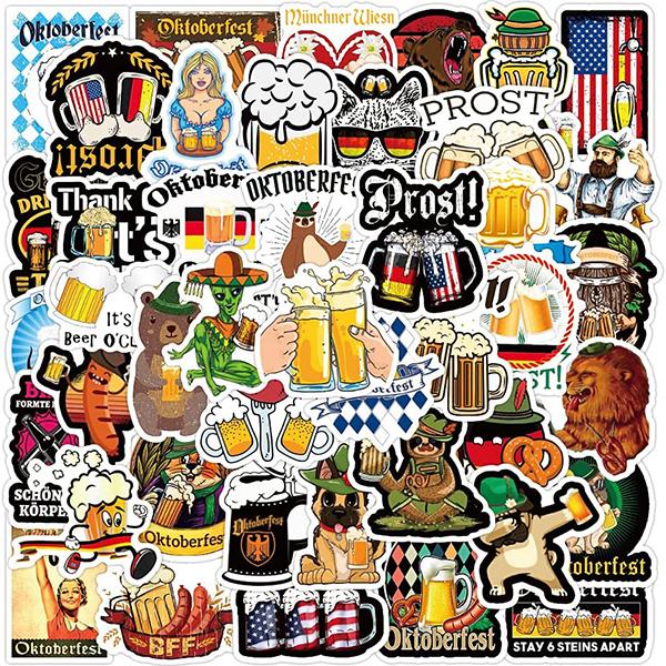 ステッカー セット Beer ビールイラスト 50枚入り おまとめ スケボー 車 防水 シール遊び アウトドア バイク 傷隠し スーツケース オシャレ Set Camp095 Wao Selection 通販 Yahoo ショッピング