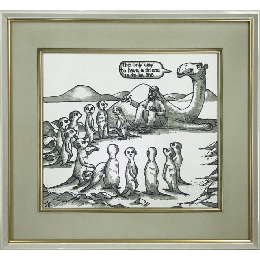 海外最新 Jean Pierre Anpontan 原画 友達になるには 1 オリジナルアート作品 ジャンピエールアンポンタン 絵画 新着商品 Sobrancelhas Com Br