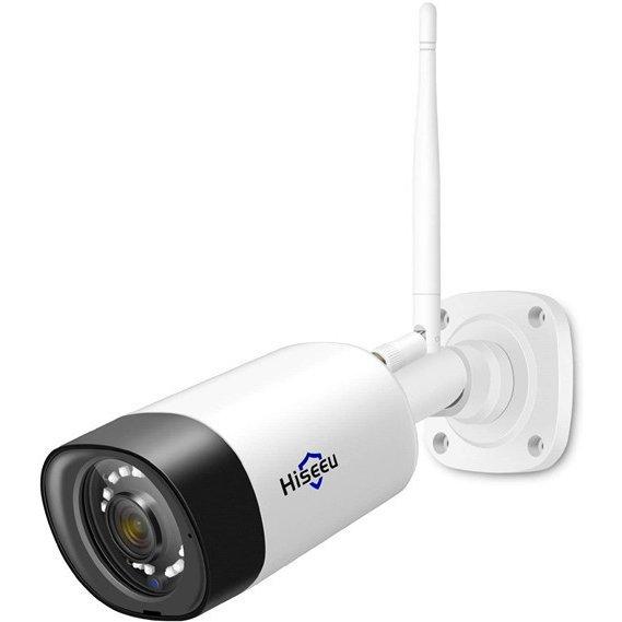 wifi増強版 300万画素 防犯カメラ ネットワークカメラ IP66級防水防塵 双方向音声 遠隔監視 クラウドストレージ 屋外 屋内無線接続カメラ HIS-B087JLZXF7
