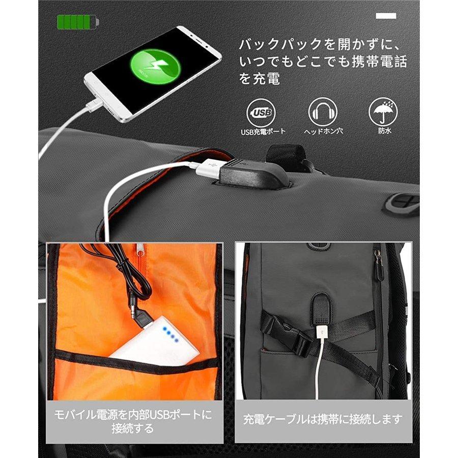 ンズ 防水 バックパックスクエア 15.6インチ PC ビジ 大容量 靴/弁当 