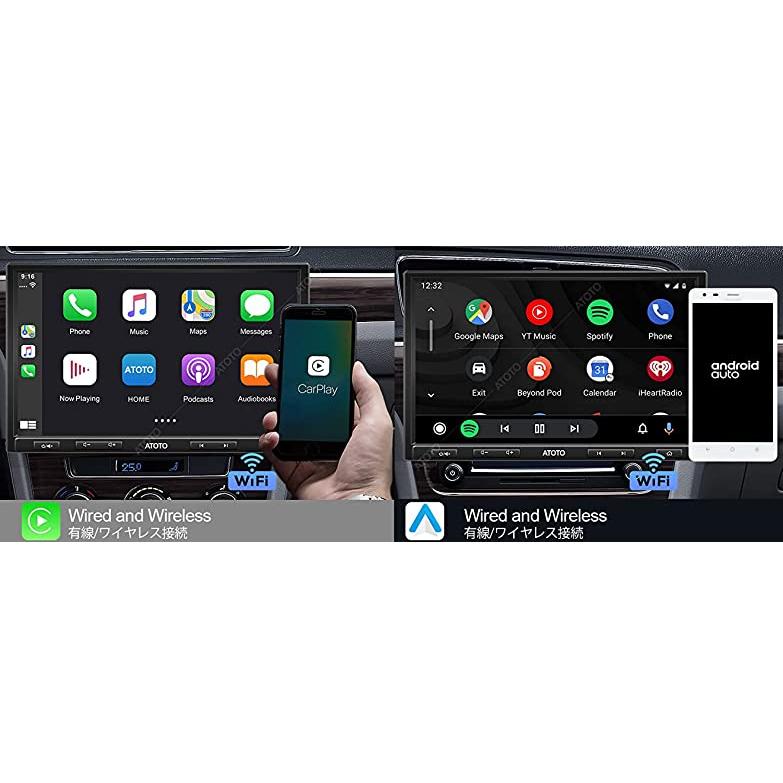 ATOTO DAH10D QLED S8 Pro S8G2104PR-A ダブルディンAndriodカーステレオレシーバー aptX HD付きデュアルBluetooth USBテザリングATO-S8G2104PR-A｜jp-buy｜04