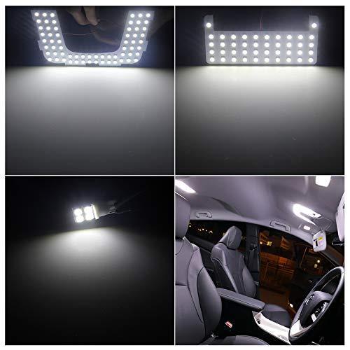 プリウンス 50系 LED ルームランプ ホワイト トヨタ Prius 50系 室内灯 ZVW50 ZVW51 ZVW55 専用設計 爆光 OPP-ROOM-PR50｜jp-buy｜06