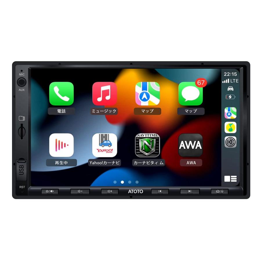 ATOTO F7 XE 7インチダブルDIN カーオーディオプレーヤー-ワイヤレスCarPlay&ワイヤレスAndroid Auto、ミラーリンク ATO-F7G2A7XE-JP-X : Jp-Buy - 通販 - Yahoo!ショッピング ATOTO F7 XE 7インチダブルDIN カーオーディオプレーヤー-ワイヤレスCarPlay&ワイヤレスAndroid Auto、ミラーリンク ATO-F7G2A7XE-JP-X : Jp-Buy - 通販 - Yahoo!ショッピング