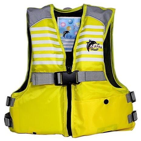 キッズ　ライフジャケット イエロー ライフジャケット（幼児〜子供用）イエロー Sサイズ : 防災の