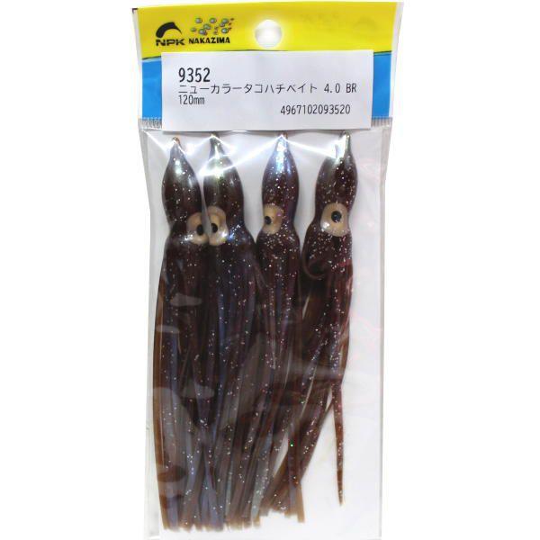 タコベイト 4.0号 (4本入り) 【BR】 タコハチベイト NPK ナカジマ 9352 基本カラー : エナドットコム 2号店 - 通販 ...