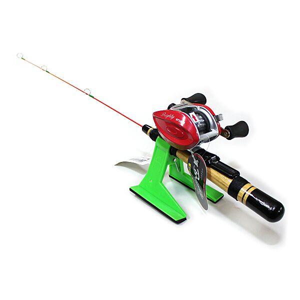 ワカサギ釣りセット BT 55cm ロッド+ライン付きベイトリール+竿立てセット BT100R |  | 01