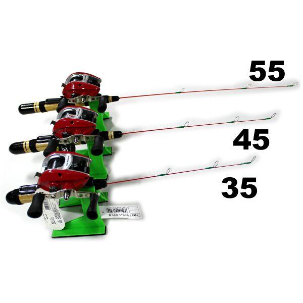 ワカサギ釣りセット BT 55cm ロッド+ライン付きベイトリール+竿立てセット BT100R |  | 02