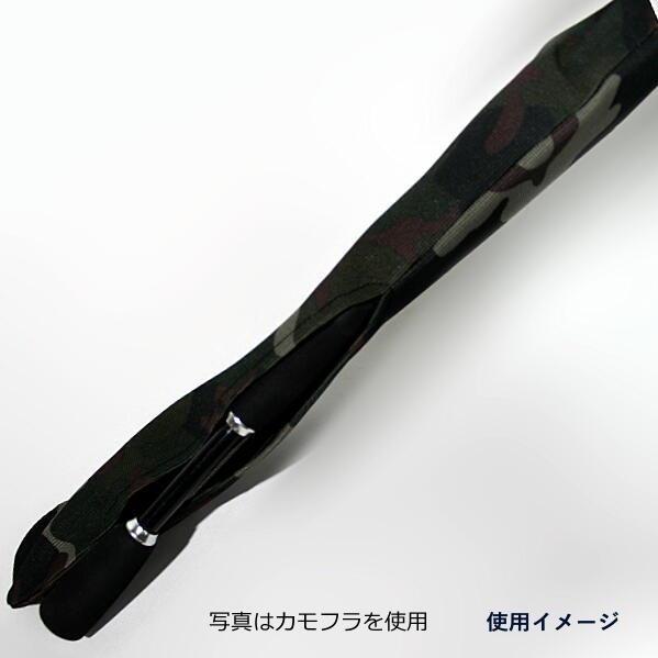 SS 50-60cm ブラック ニット竿袋 エクセル JP621 のびたくん ソフトロッドケース｜jp-ena-com｜04