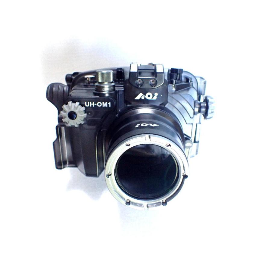 AOI UH-OM1IIハウジングにFLP-02Pポート お買い得セット 水中マクロ 