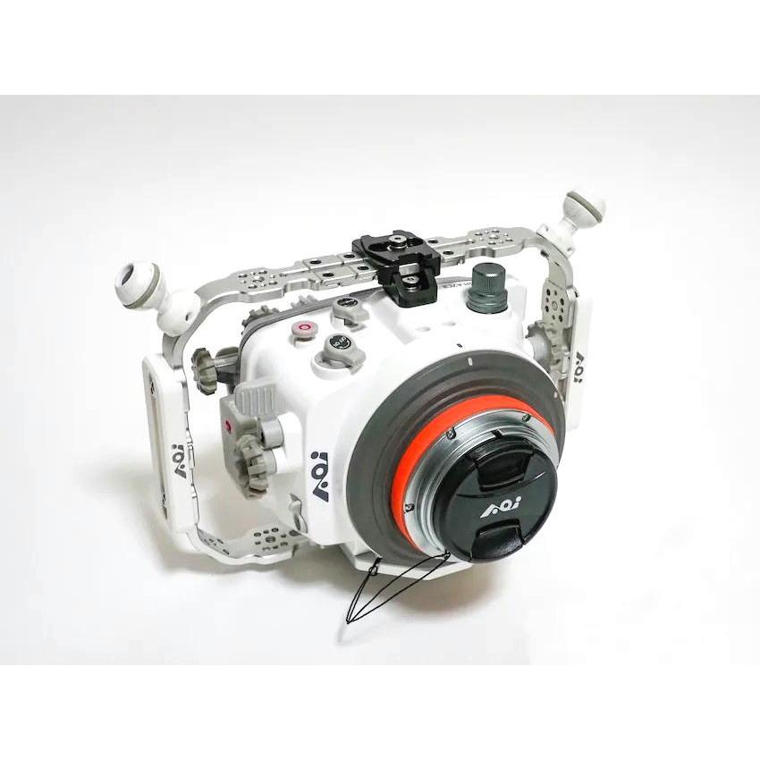AOI UH-A7CII-WHT ホワイトハウジング　MDS-02シルバーモジュラーシステム　スタンダードセット　セット割引　SONY A7CII+FE28-60mmF4.0-5.6用ハウジング | AOI（水中撮影機材）