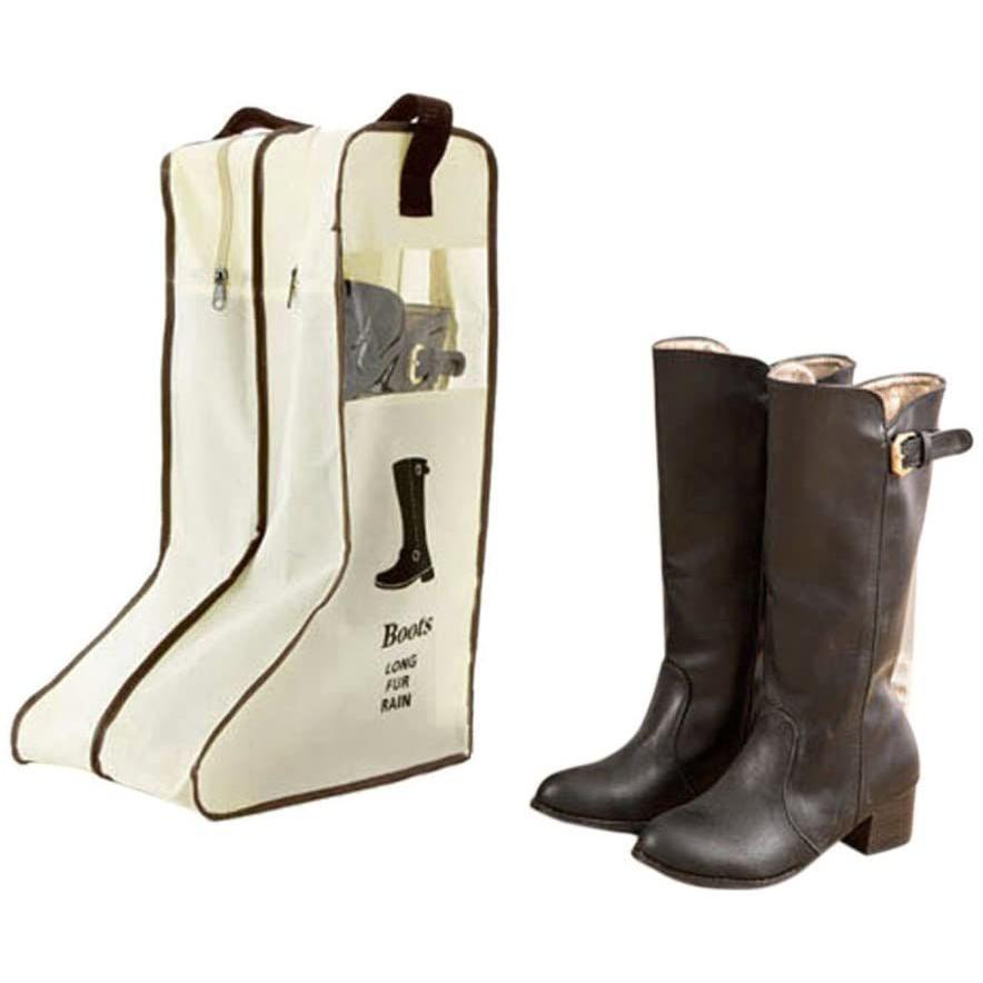 ブーツ収納袋 靴カバー ロングブーツ ショートブーツ レインブーツ スノーシューズ 全て対応 マルチ収納ポケット 立体 収納ケース 透明 窓 Jpストア 通販 Yahoo ショッピング