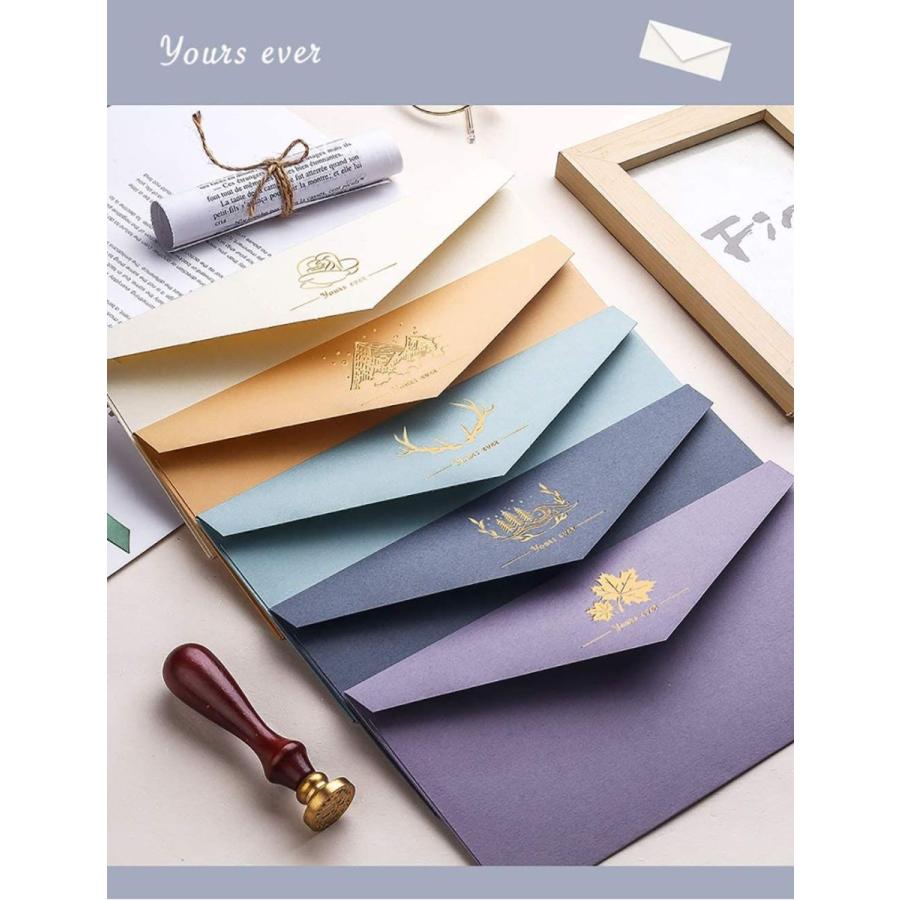 封筒 レターセット 10枚セット おしゃれ 高級 金箔をきせる アンティーク調 メッセージカード 案内状 挨拶状 ポストカード 招待状 ラブ Jpストア 通販 Yahoo ショッピング